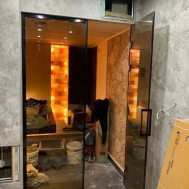 Стеклянные двери на заказ: Стеклянная дверь на заказ, Межкомнатная, Для частного дома, Одностворчатая, Распашная, Гарантия, Бесплатный замер, Бесплатная доставка — 1