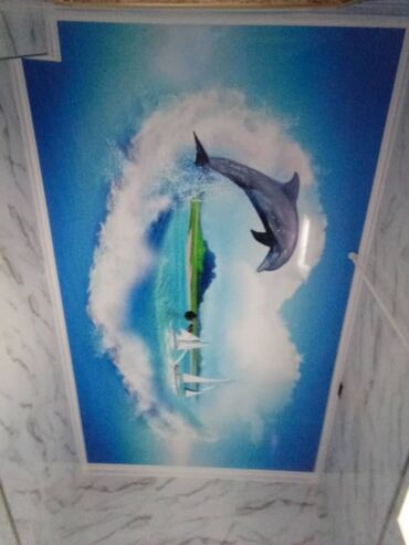 Натяжной потолок: Натяжной потолок Матовое, 3D потолки, Глянцевое Бесплатный замер, Гарантия, Монтаж — 10