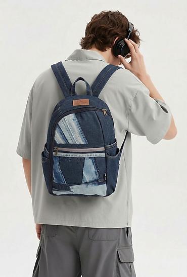 Modni rančevi: Džins rančevi – urbani, praktični i jedinstveni - Materijal: džins i — 12