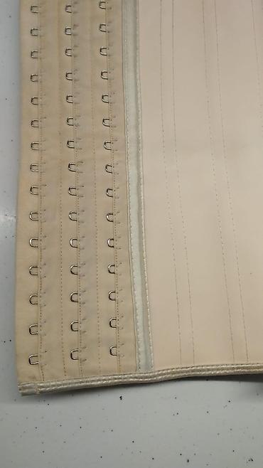 Bej rəngli bel-korset (waist trainer) - Material: elastik, nəfəsalan