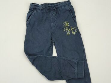 spodnie narciarskie niebieskie: Sweatpants, 4-5 years, 110, condition - Good