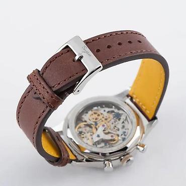 Ručni satovi: Sugess Chrono Heritage S387 - Bež - 40mm (SeaGull ST1901) — 7