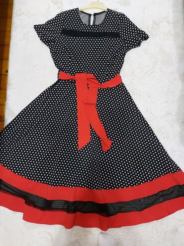 stapel parcadan donlar: Повседневное платье, Миди, XL (EU 42)