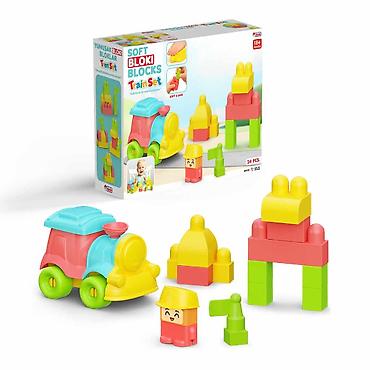 Kocke za decu: Meki konstrukcioni blokovi – Soft Bloki Blocks (24 delova) - — 7