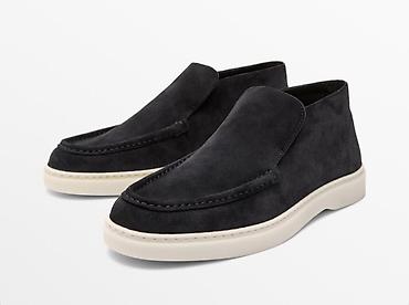 подошел: Лоферы, 42.5, 43, Massimo Dutti, Новый, цвет - Серый, Самовывоз — 1