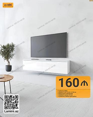 Ev və bağ: LA MINI televizor altlığı - Ölçülər: D 40 × H 40 × U 160 sm - Rəng — 1