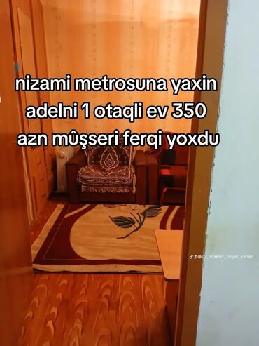 Həyət evi alıram: 60 kv. m, 1 otaqlı, Qaz, İşıq, Su