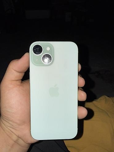 Техника и электроника: IPhone 15, Б/у, 128 ГБ, Зеленый, Кабель, 87 % — 7