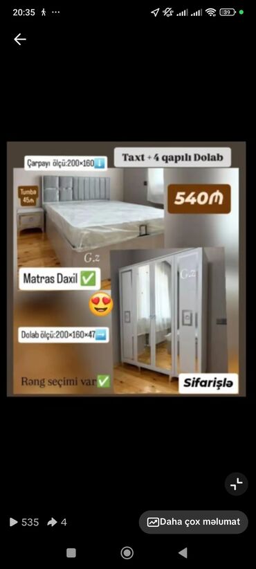 Divan və kreslo dəstləri: Mebel dəsti – şəkillərdə göstərilən modellər 1) Divan - Parça — 2