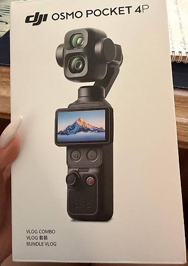 DJI Osmo Pocket 4P – Vlog Combo - İki kamera sistemi: yaxın və uzaq