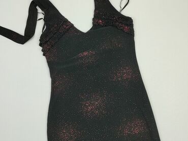 czarna sukienki bez ramion: Dress, S (EU 36), condition - Good