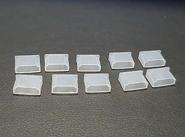 Mini HDMI üçün qoruyucu qapaqlar – şəffaf silikon Məhsul təsviri: -