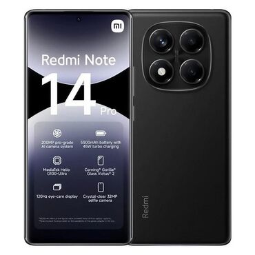 вай фай роутер с поддержкой сим карты: Redmi, Redmi Note 14 Pro, Б/у, 512 ГБ, цвет - Черный, 2 SIM