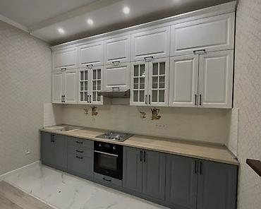 Кухонные гарнитуры: Кухонный гарнитур, цвет - Серый, МДФ — 2