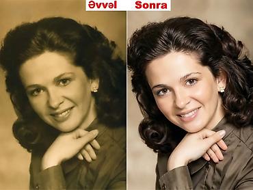 Digər xidmətlər: Köhnə, zamanla solmuş, cızılmış və ya zədələnmiş fotoşəkillərinizə — 7