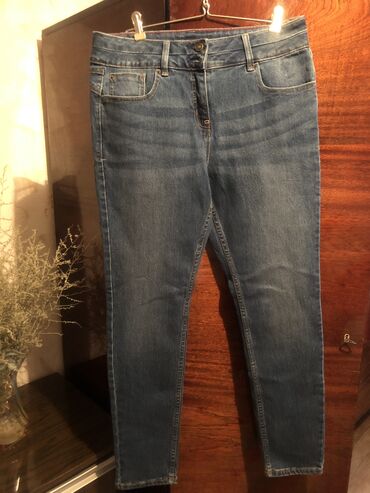 джинсы слоучи: Скинни, Высокая талия