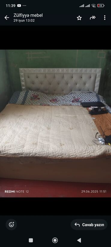 угловая кровать: İkinəfərlik çarpayı