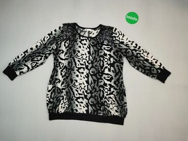 Bluza, XL (EU 42), wzór - Animalistyczny, kolor - Czarny