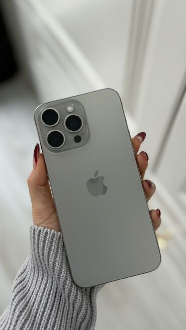 iphone 14 pro max: IPhone 15 Pro Max, Б/у, 512 ГБ, Natural Titanium, Коробка, 89 %