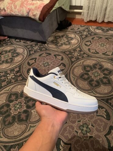 гуччи кеды оригинал: Кроссовки Puma Smash/Skate стилистики (низкие). - Цвет: белый верх с