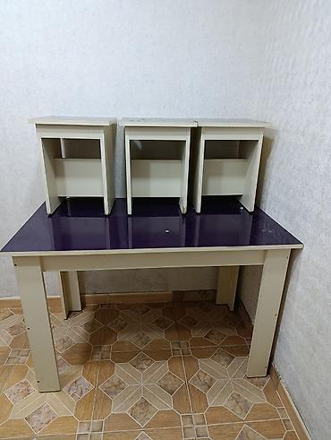 tum: Mebel dəsti – masa və 3 ədəd tumbadan ibarət — 1