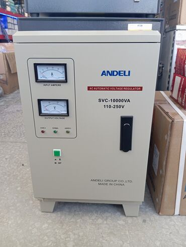 Quruducular: Andeli markalı SVC-10000VA model AC avtomatik gərginlik tənzimləyicisi