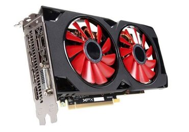 Видеокарты: Видеокарта, Б/у, AMD, Radeon RX, 8 ГБ, Для ПК