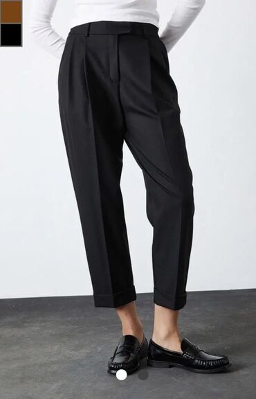 qadın şalvarı: Şalvar, S, rəng - Qara