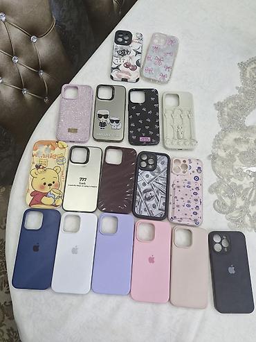 iphone 14 pro max kabro: IPhone 14 pro max üçün müxtəlif dizaynlı qoruyucu örtüklər dəsti — 1