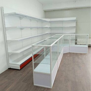 Стеллажи: Торговое оборудование для магазина, стеллаж полки, прилавок витрина
