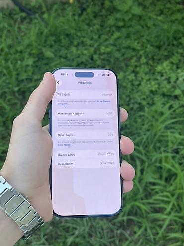 Digər mobil telefonlar: IPhone 17 Pro. Özünə ideal telefon axdaranlar üçün. 256 GB. 95% pil — 8