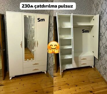 шфанер: Yeni, Düz dolab, Qarderob, paltar dolabı