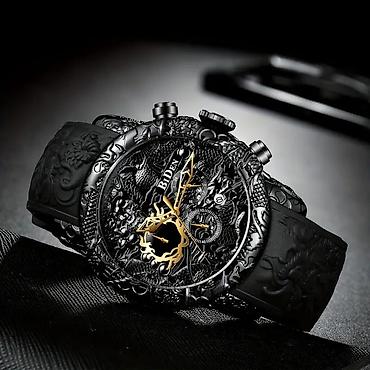 ultra watch: Kişi qol saatları kolleksiyası 1) Poedagar analog saat - Rəng: qara - — 2