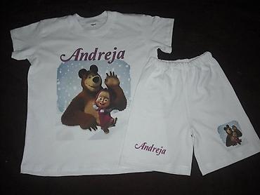 Kompleti: Deciji sorc i majca a moze da bude i kratka pidzama Vel 2-12 Cena 2200 — 21