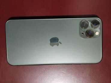 айфон 11 проь: IPhone 11 Pro, Б/у, 256 ГБ, Matte Midnight Green, Защитное стекло, 100 %