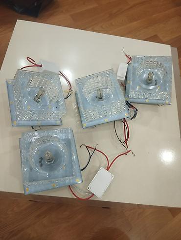 lampa satisi: Led spot işıqlar satılır, işlənmişdir, 4 ədəddir. Çox yaxşı işıq verir — 7