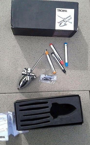 Ostali antikviteti: Troika Ready 4 držač papira/ olovke HELIKOPTER. Retko. TROIKA — 4