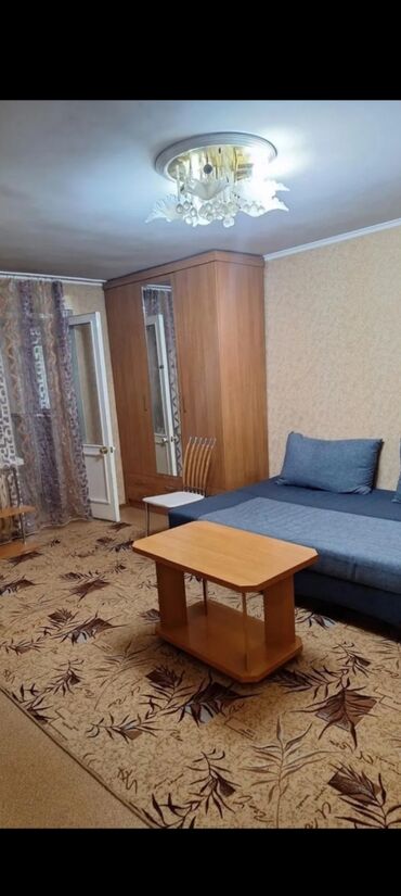сдаю квартиру на долгий срок аламедин 1: 1 комната, Риэлтор, Без подселения, С мебелью полностью