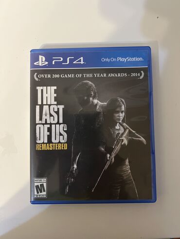 Oyun diskləri və kartricləri: Ps4 üçün “The Last Of Us Remastered” oyunu Disk ideal vəziyyətdədir
