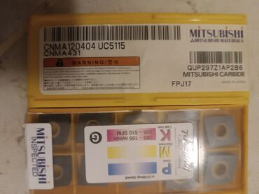 Digər alətlər: Torna və frezə üçün kəsici lövhəciklər (karbid insertlər) komplekti - — 22