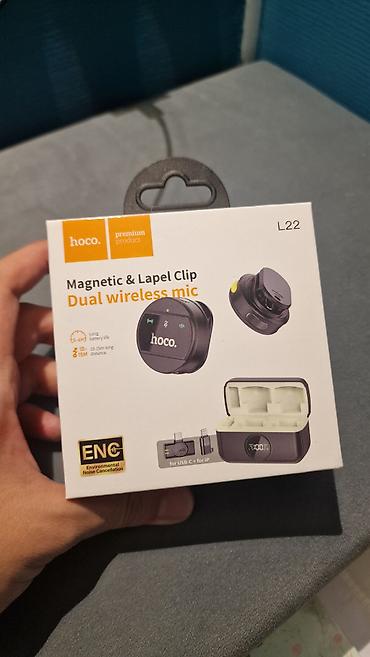 logitech 920: Петлички HOCO L22 Dual Wireless Mic — набор для съемки хорошего звука — 1