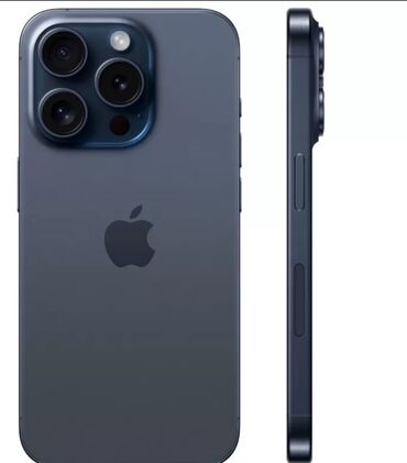 Apple iPhone: IPhone 15 Pro Max, Б/у, 256 ГБ, Синий, Защитное стекло, 100 %