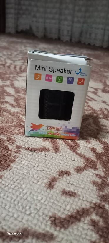 мини колонка: Портативная колонка Mini Speaker WS-887 - Компактный цилиндрический