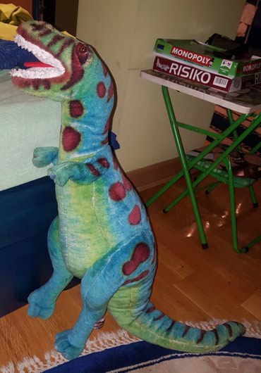 plisani stitch: Dinosaurus ogroman visina oko 70cm ! plisana igracka . jako kvalitetan