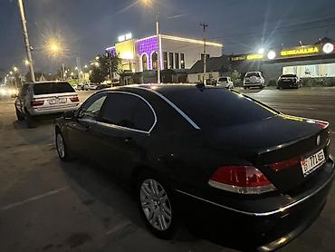 унаа тетиктери: BMW 7 series: 2002 г., 4.4 л, Автомат, Бензин, Седан — 5