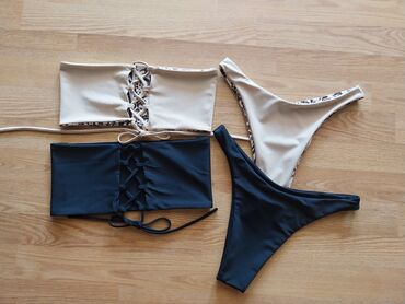 Kupaći kostimi: M, Likra, Leopard, krokodil, zebra, bоја - Šareno — 1