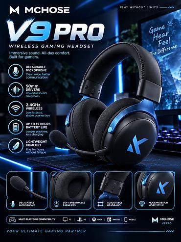 13 pro max case: Yeni MCHOSE 9 Pro qulaqlıqları! ✅ İki rəng: qara və ağ göy tonlu ✅ Tam — 2