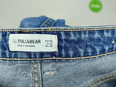 bully jeans: PULL&BEAR, Jeansy damskie, rozmiar 2XS — 4