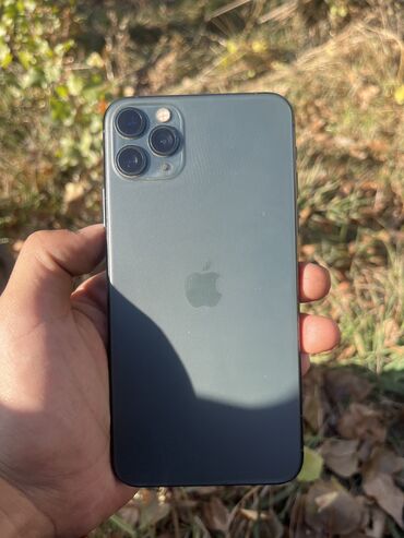 айфон 11 по: IPhone 11 Pro Max, Б/у, 256 ГБ, Защитное стекло, Чехол, 78 %