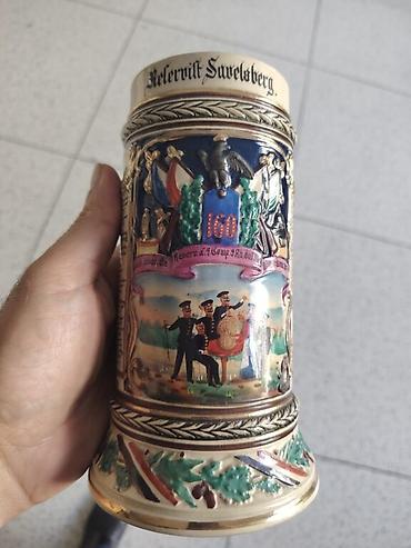 İncəsənət və kolleksiyalar: Bu — alman pivə krujkasıdır (Krug), “Reservistenkrug” adlanan — 3